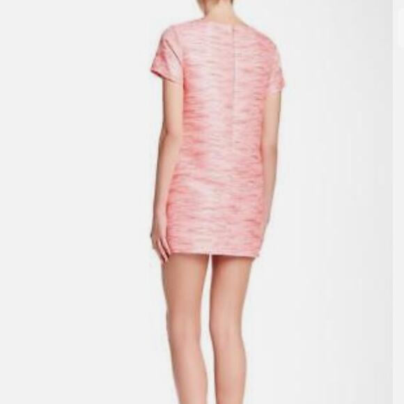 CeCe by Cynthia Steffe Women's Pink Desert Rose Katye Jacquard Shift Dress sz 8 - Picture 4 of 5